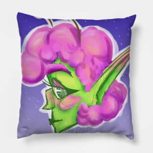 sad lonely popstar Pillow