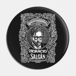 Horacio Salgan (white printing) Pin