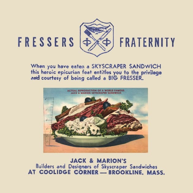 Jack & Marion's Fressers Fraternity by thenosh