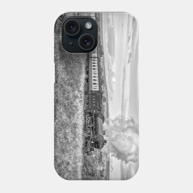 LNER Class B1 - Black and White Phone Case by SteveHClark