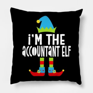 I'm The Accountant Elf Pillow