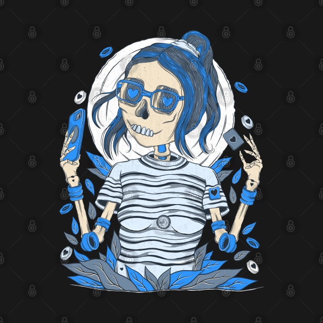 Cool momma Skeleton by Scriptnbones