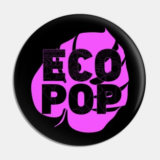 ecopop in the leaf of purple Pin