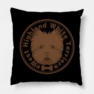 West Highland White Terrier Pillow