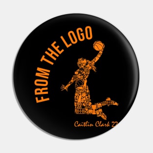 From The Logo 22 Caitlin Clark Pin