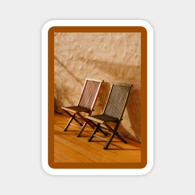 Deck Chairs Magnet by jwwallace