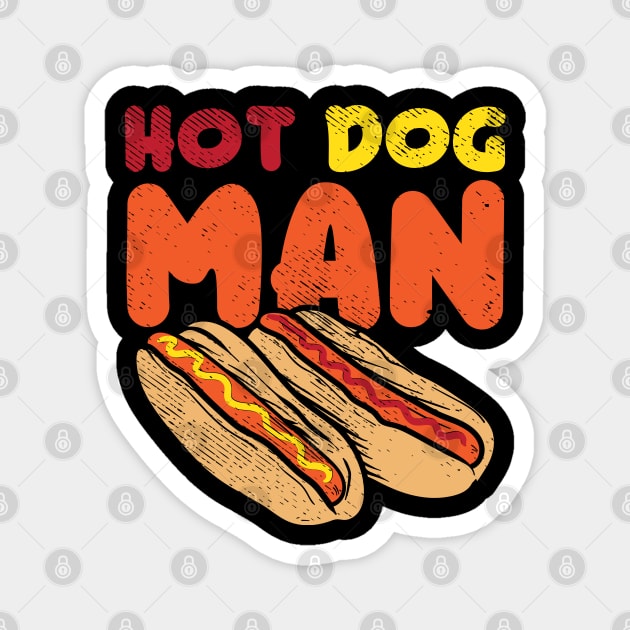 Hot Dog Man Magnet by maxdax