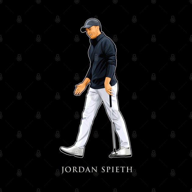 Jordan Spieth Walking Golf by RunAndGow