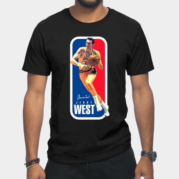 Jerry West the NBA Logo - Lakers - T-Shirt