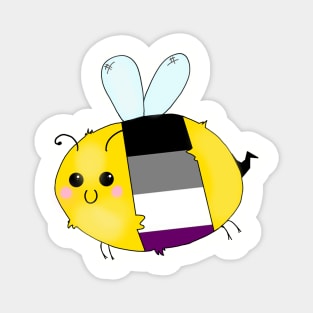 Pride Bees - Asexual Magnet