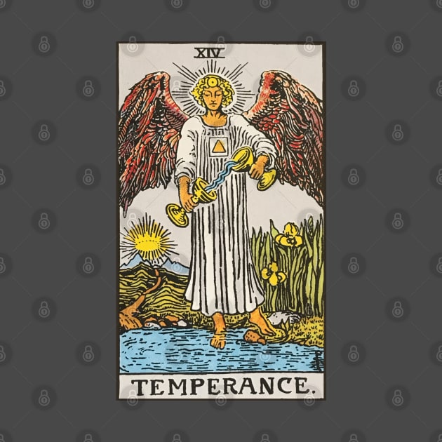 Temperance tarot card by Nate's World of Tees