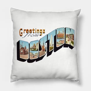 Greetings from Boston Pillow