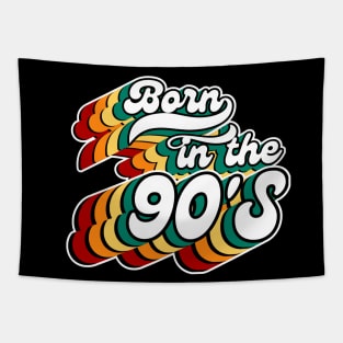 Born In The 90'S-Retro Birthday Gift Tapestry