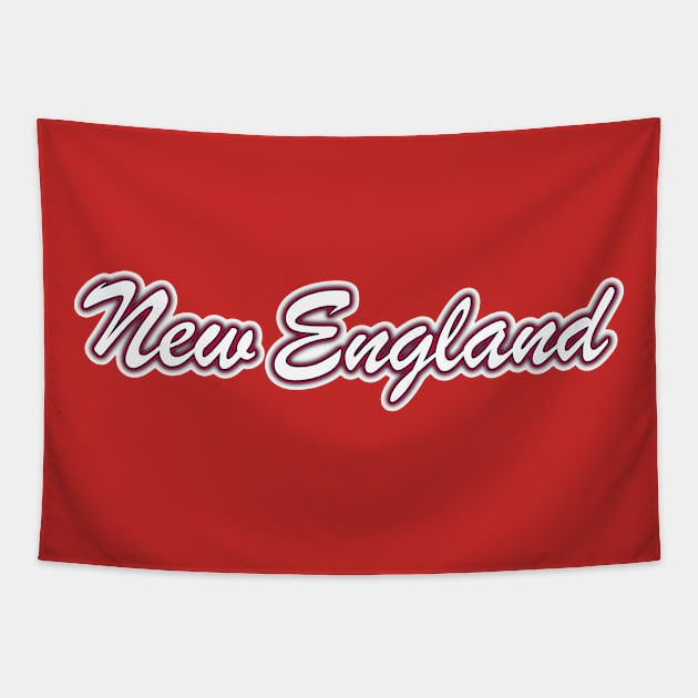 Football Fan of New England Tapestry by gkillerb