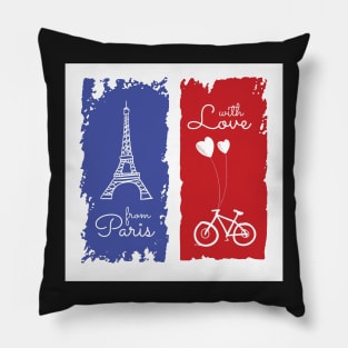 From Paris with love, Poster Pillow