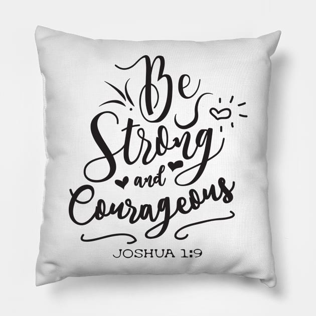 courage Pillow by Kuys Ed