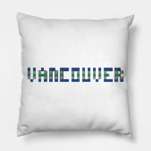 Tiled Pixel Hockey City Vancouver 2017 Pillow