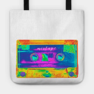 Music Mixtape Neon Tote