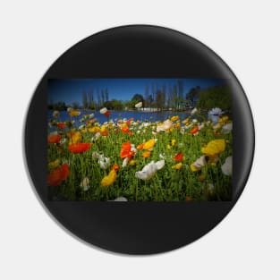 Drowsy Flowers in Spring Pin