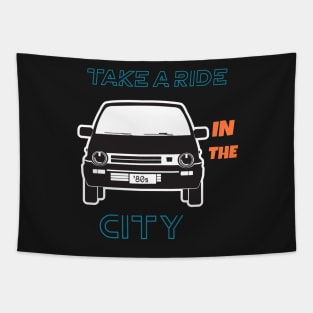 Take a Ride In The City Tapestry