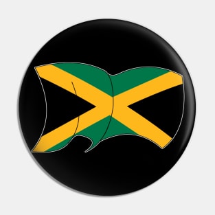 flag of Jamaica - sports, flags, and culture inspired designs Pin