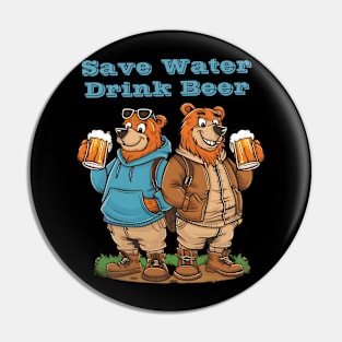 "Brew Buddies: Eco-Friendly Cheers" Pin