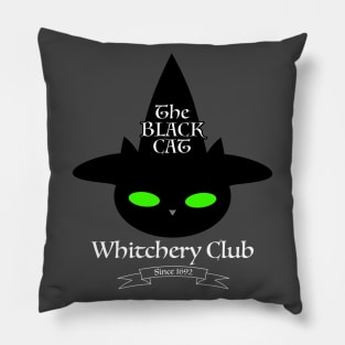 Black Cat Witchery Club Pillow