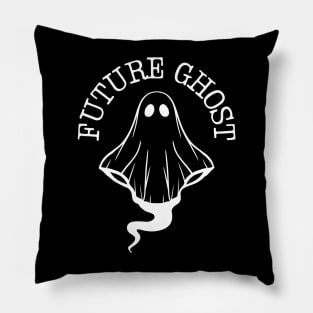 Vintage Future Ghost, Funny College Halloween Pillow