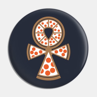 Pizza Ankh Pin