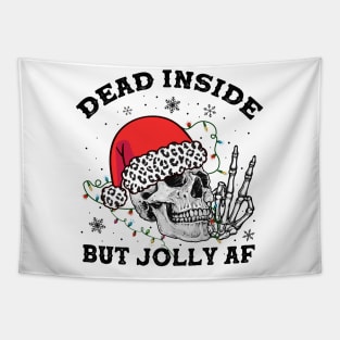 Dead Inside but jolly AF Christmas 2022 Tapestry