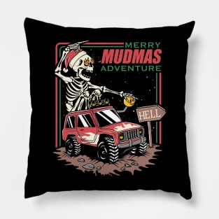 Mudmas Adventure Pillow