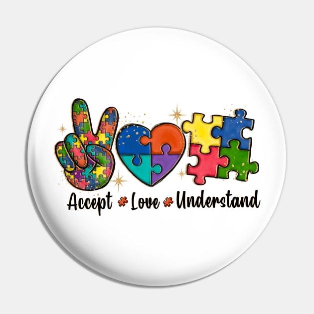 Accept Love Understand Autism Pin by nickymax915