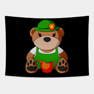 Gardener Teddy Bear Tapestry