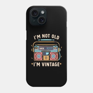 Music vintage rétro style Phone Case