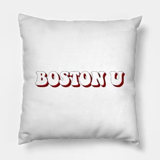 bostn lettering Pillow