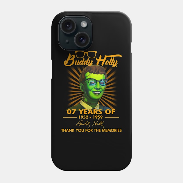 Buddy holly 07 years of 1952 1959 Phone Case by chaxue