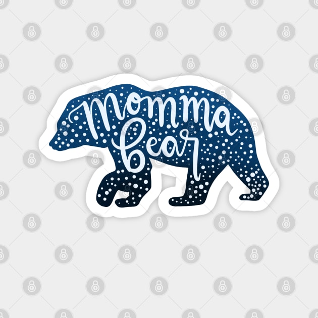Momma Bear Magnet by NewBranchStudio