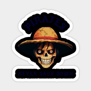 Pirates never back down Magnet