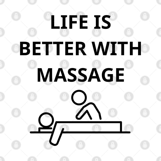 life is better with massage by mdr design