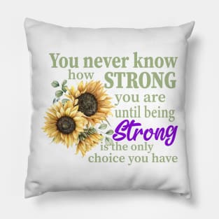 Sunflower Strong Pillow