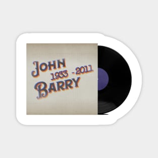 RETRO VINYL JOHN BARRY Magnet