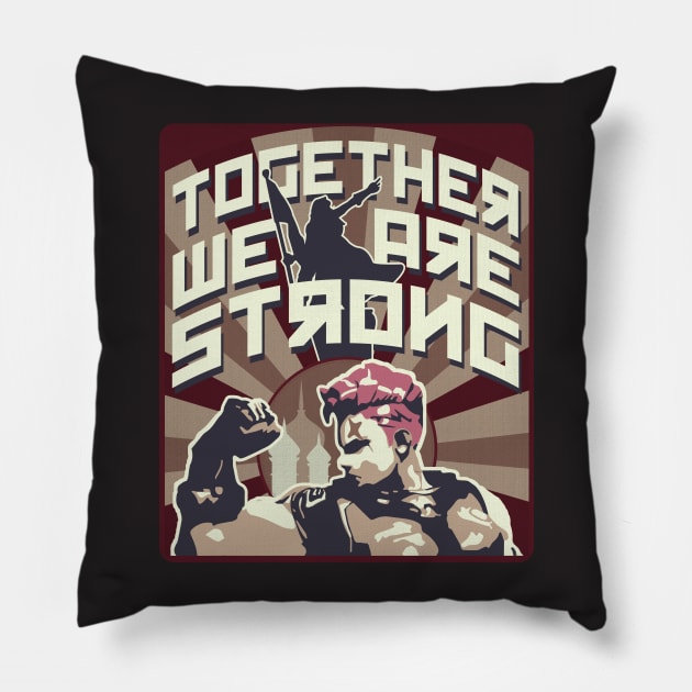 Together, we are strong Pillow by Sigilum_Diaboli