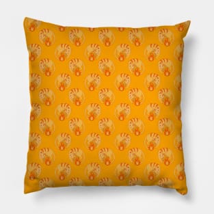 Fire Cat Pattern Pillow