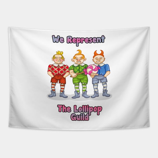 Lollipop Guild Tapestry by Specialstace83