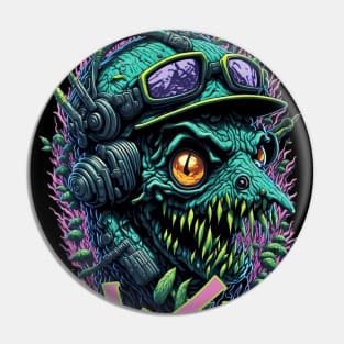 MANTIS MONSTER INFECTED insect Pin