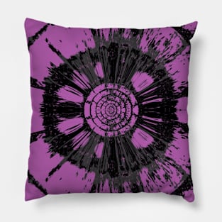 Punk Pink Goth Sunflower Pillow