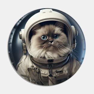 Astronaut Cat in Space - Birman Pin