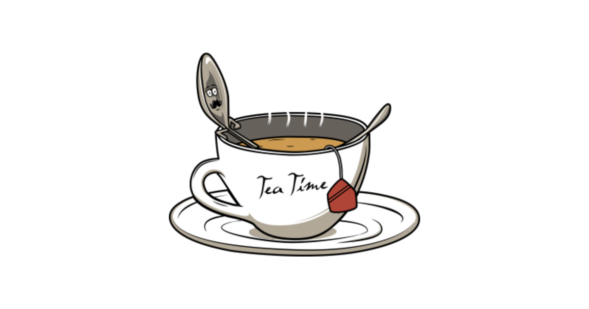 Tea time - Tea Time - Sticker | TeePublic