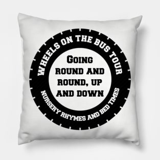 Wheels on the Bus Music Tour Pillow