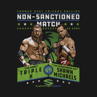 Triple H & Shawn Michaels Summer Slam 2002 T-Shirt